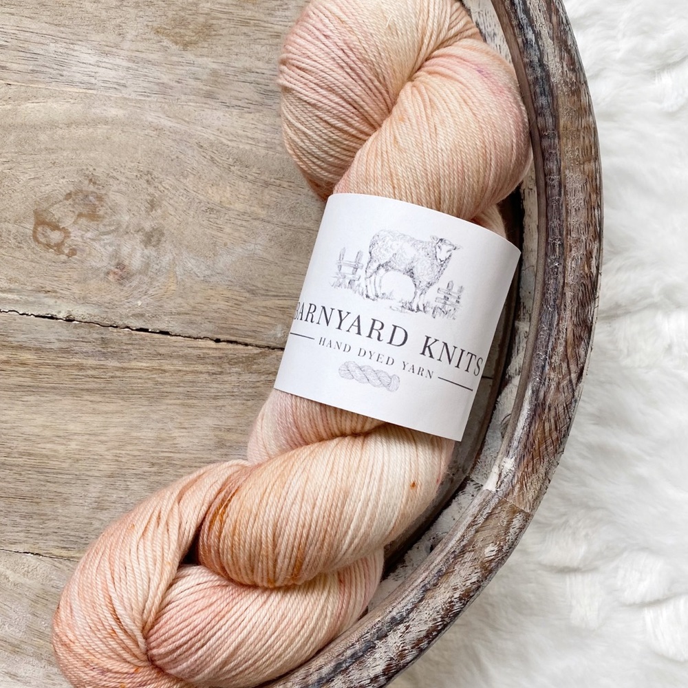 Barnyard Knits Hand Dyed Yarn Sock